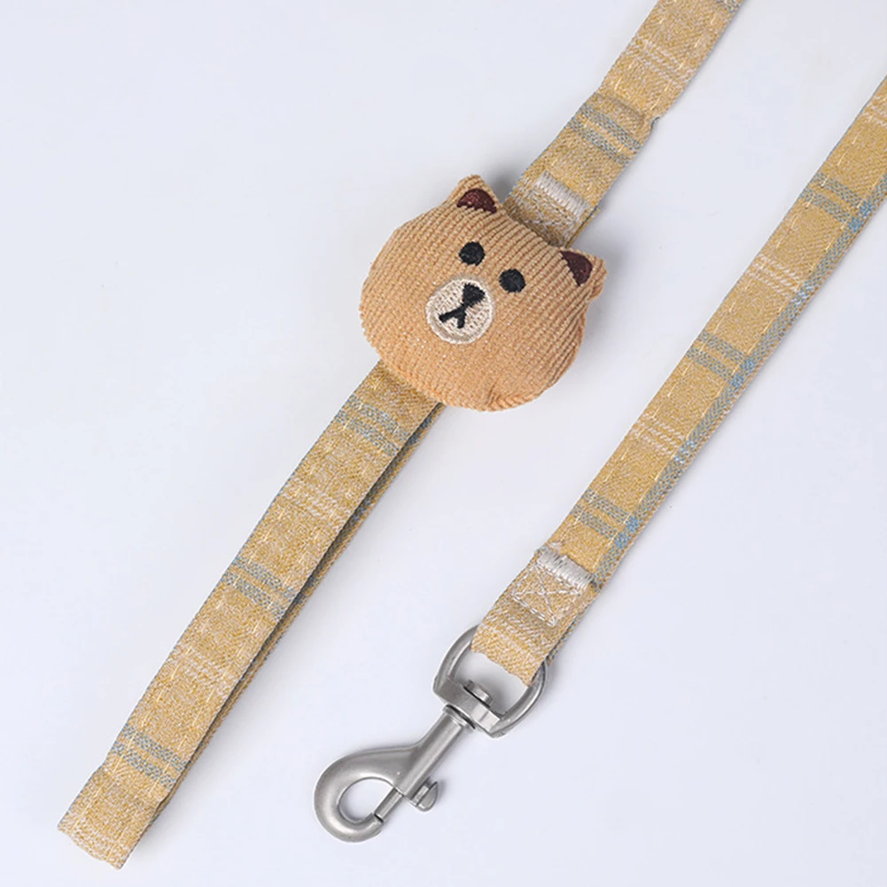 

Cute Pet Harness and Leash Set Puppy Walking Traction Rope Vest Cartoon Cat Dog Chest Back Strap Small Pets Harnesses Collar