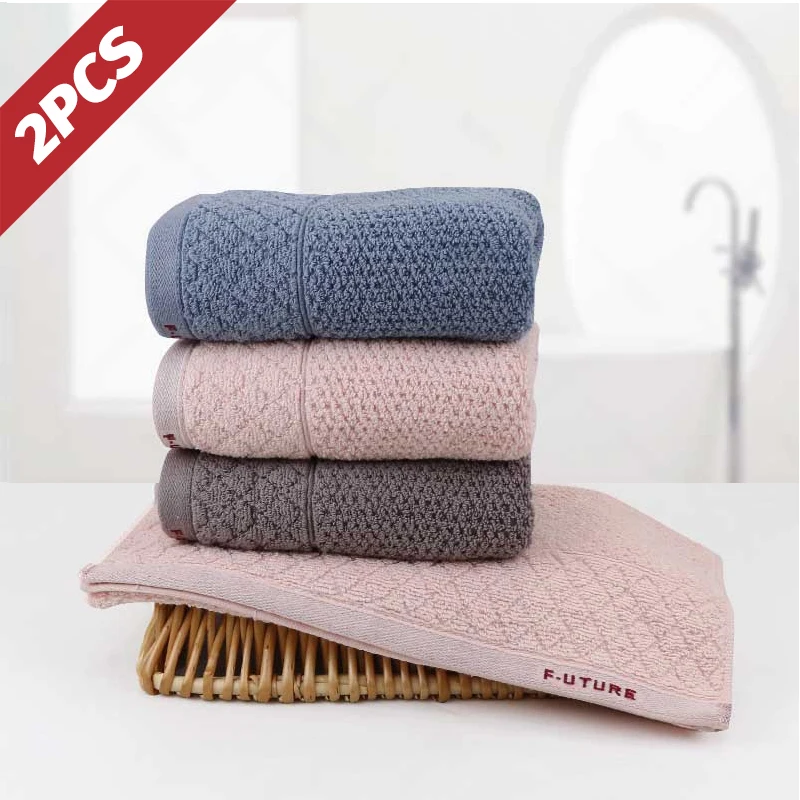 Полотенце однотонное из 100% хлопка быстросохнущее мягкое полотенце для лица