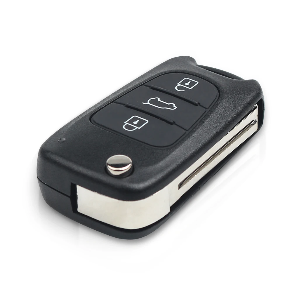 Складной дистанционный ключ KEYYOU с 3 кнопками брелок для Hyundai I30 IX35 433 МГц чип ID46 TOY40