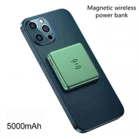 magnetic mobile power wireless charger for iphone 13 12 pro max xiaomi samsung 5000mah external battery 15w mobile phone charger
