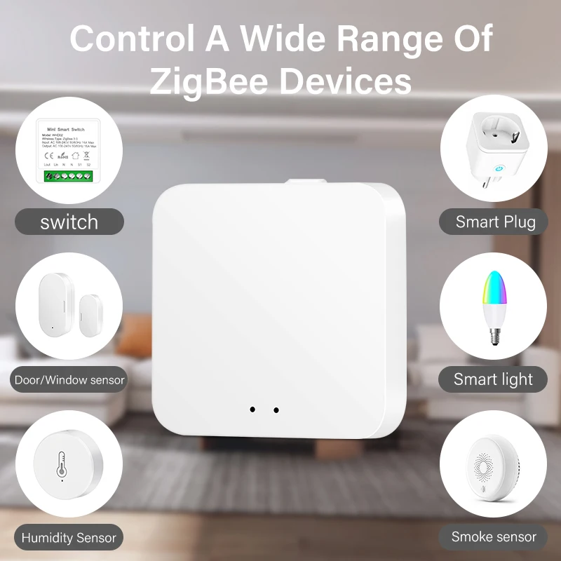 Мостовой шлюз Zigbee 3 0 для умного дома беспроводной хаб с дистанционным