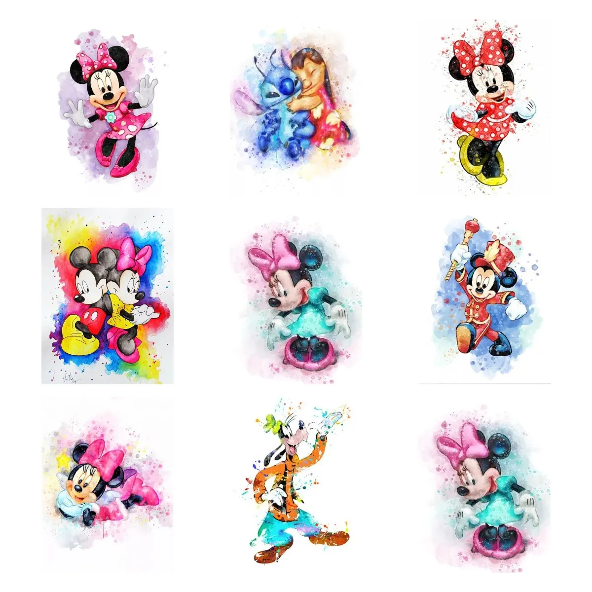 

5D DIY Disney Mickey Minnie Diamond Painting Full Square/Round Rhinestone Diamond Embroidery Cross Stitch kits Home Decor