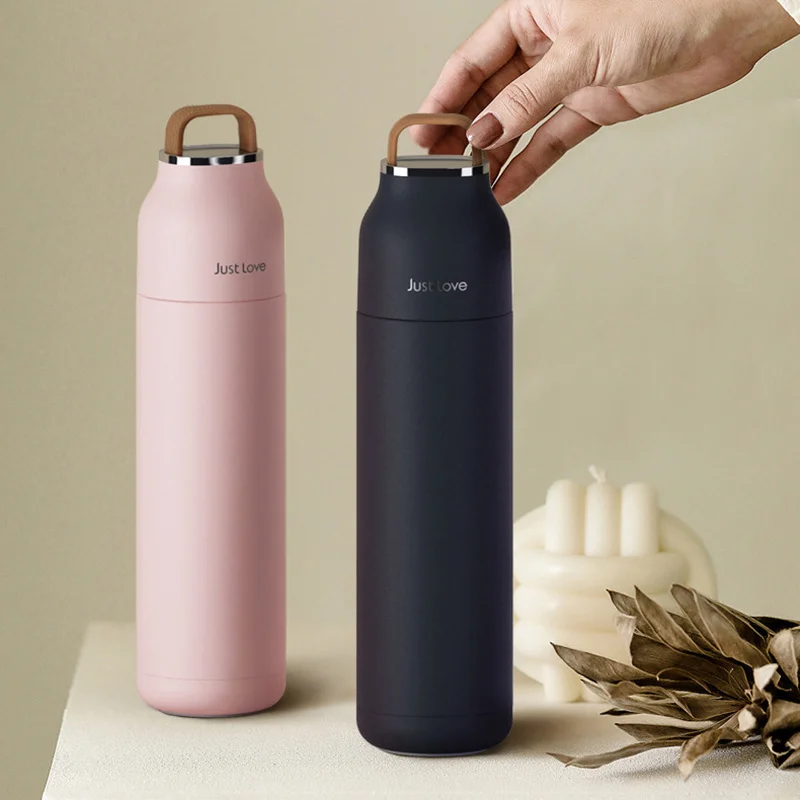 

500ml Stainless Steel Thermos Portable Vacuum Flask Termo Tumbler Insulated Thermal Cup Coffee Mug Thermo Bottle Garrafa Termica