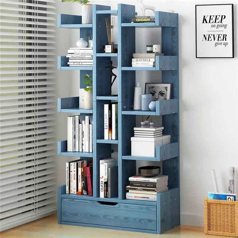 Книжная полка пол гостиная Скандинавское пространство простая для хранения