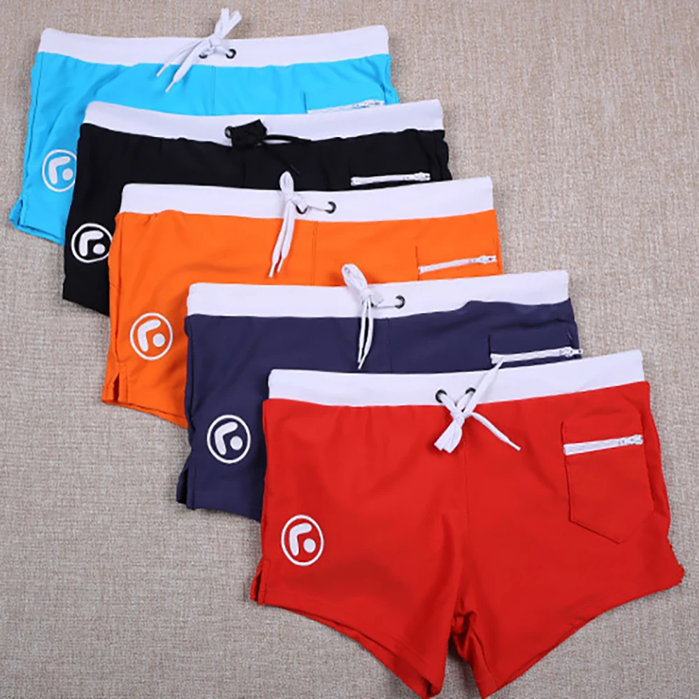 

New Style Men's Swimming Trunks Fashion Breathable Swimwear Men's Swimming Shorts Equipment Briefs Swim Sportswear Accessories