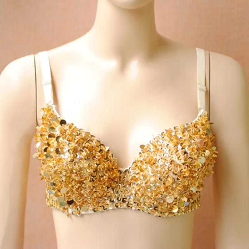 Блёстки бюстгальтер сексуальный женский певец камень блестки синие розы бусины