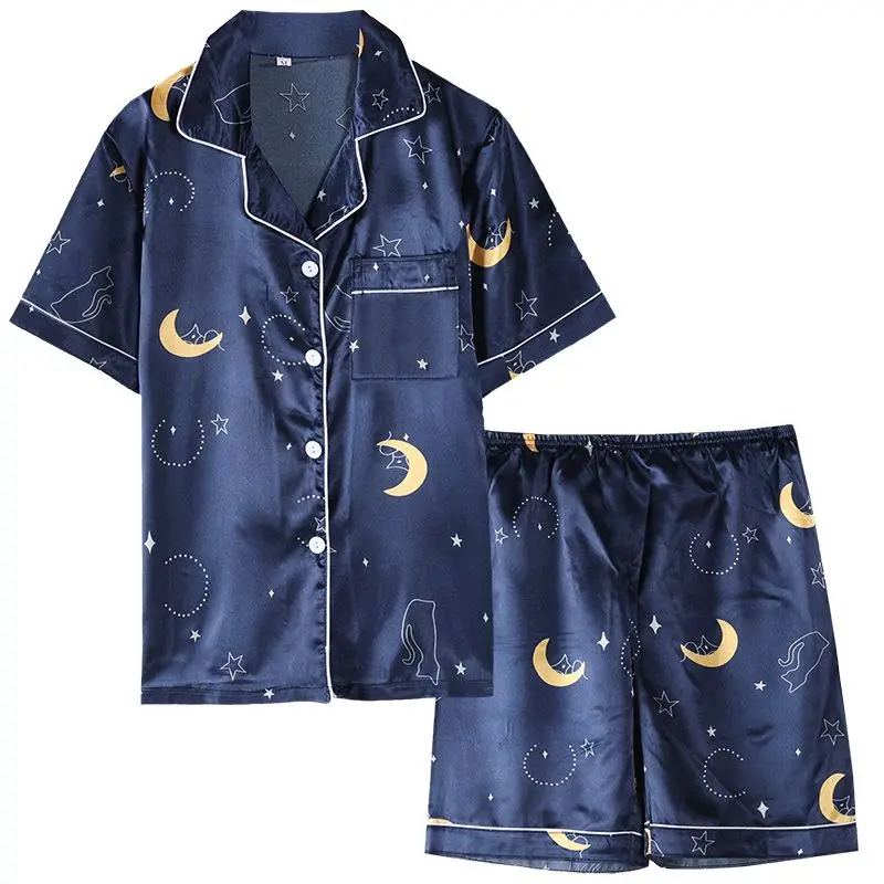 

Женская тонкая Милая Длинная атласная пижама, Женский комплект, женская одежда для сна, пикантный свободный костюм для дома, ночная рубашка