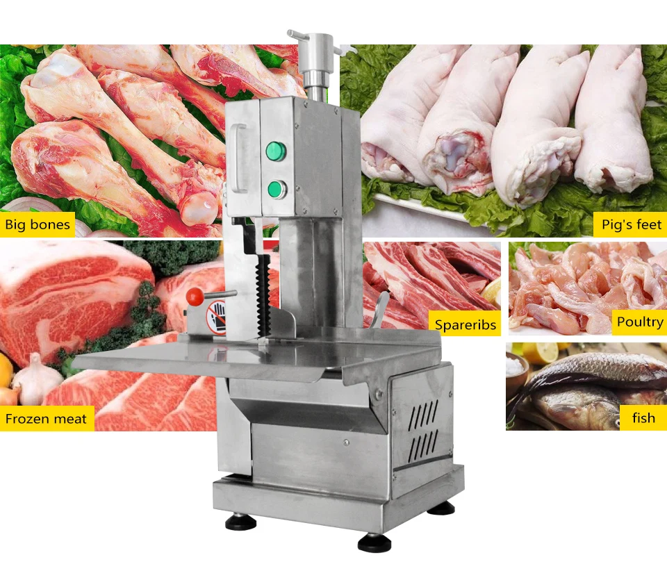 XEOLEO машина для резки кости измельчитель мороженого мяса коммерческих нержавеющей отрезок стали ребра/рыбы/мяса/говядины 110 В/220 В