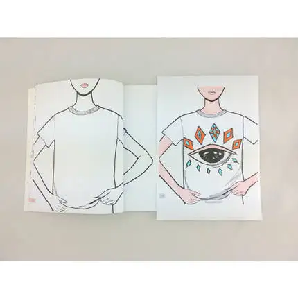 

Clothing design hand-painted course books for Draw your fashion illustrations textbook Dream,draw,design My Fashion