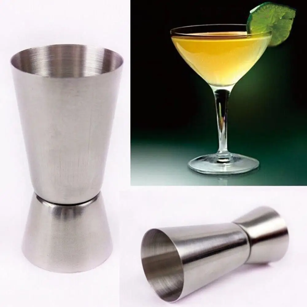 

15/30ML Steel Measuring Cup, Measuring Wine Ml Glass, Cup, Cup, Measuring Bartending 15/30 Liquid Ounce Beverage Y7L6