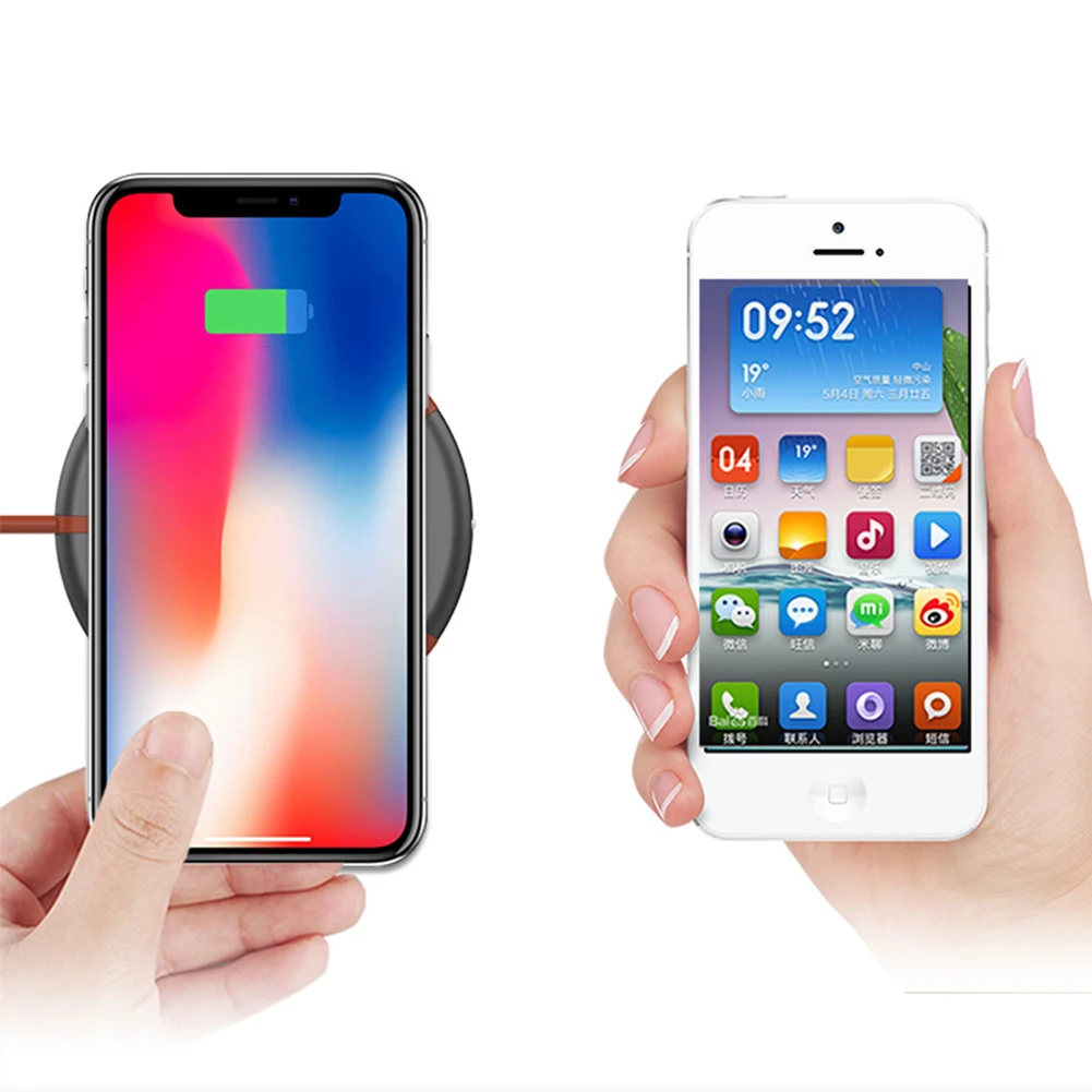Универсальное 10 Вт Qi Беспроводное зарядное устройство для iPhone 11 Pro XS MAX X 8 настольное Быстрое беспроводное USB зарядное устройство для samsung Note10 S10 Plus