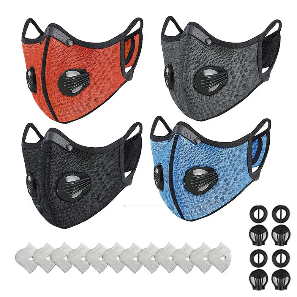 4 шт пыль с 12 фильтрами выхлопные дыхательные клапаны нос мост регулируемые ремни