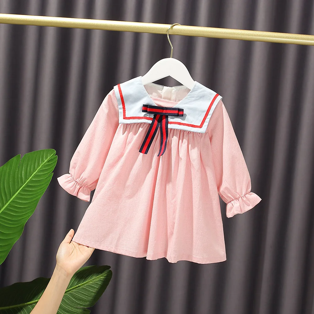 

2021 Spring Flower Girls Dresses Children Clothes Baby Girls Lacework Dress Kids Prince Dress Baby Girls Dress Girls Outwear MM3
