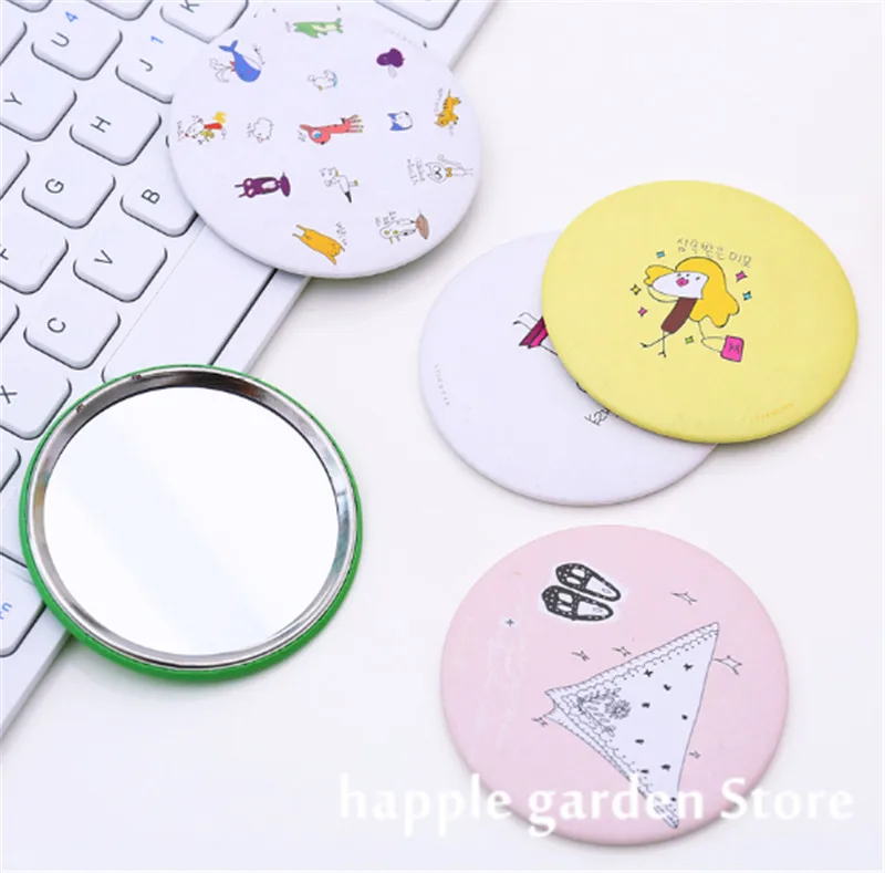 Милые Герой мультфильма Минни для девочек 17g карманный зеркало макияжа