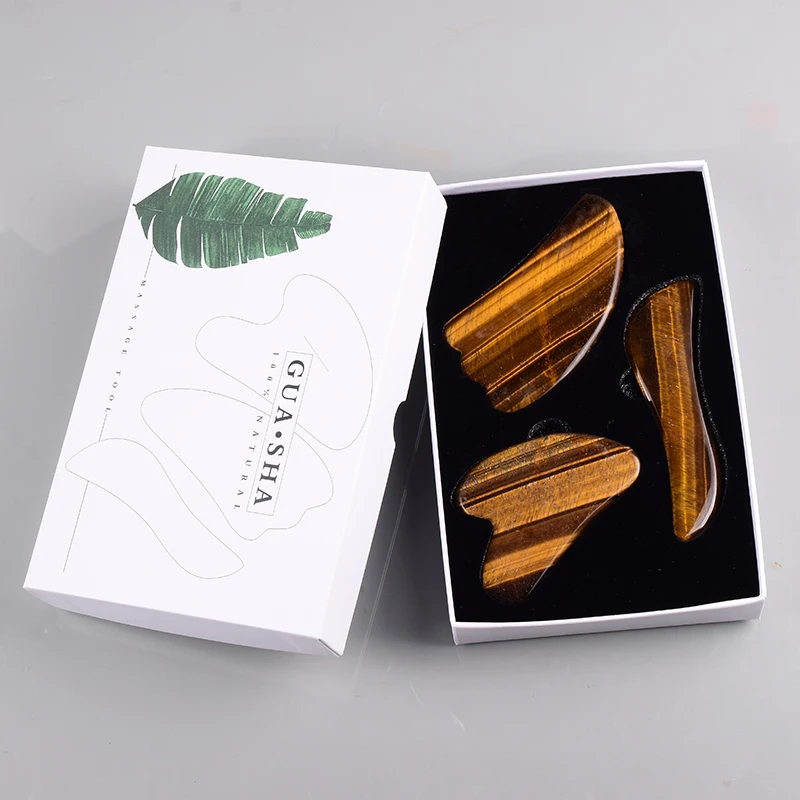 Набор инструментов для Массажа Гуаша подарочных коробок из натурального