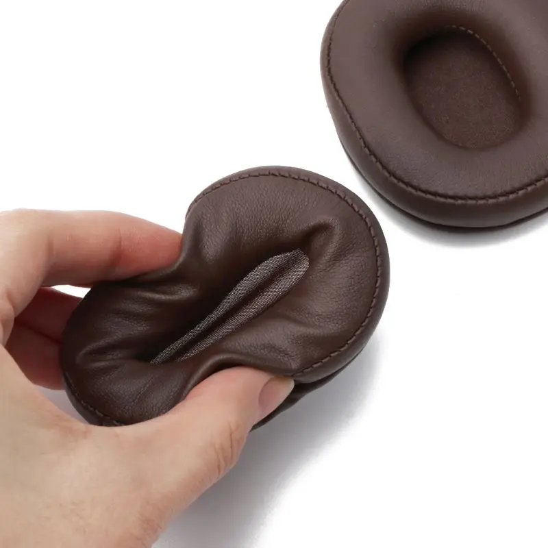 

VEKEFF Replace Foam Ear Pads Cushions for Audio-Technica ATH-SR5 SR5BT MSR5 Headphones Protein Leather Earpads