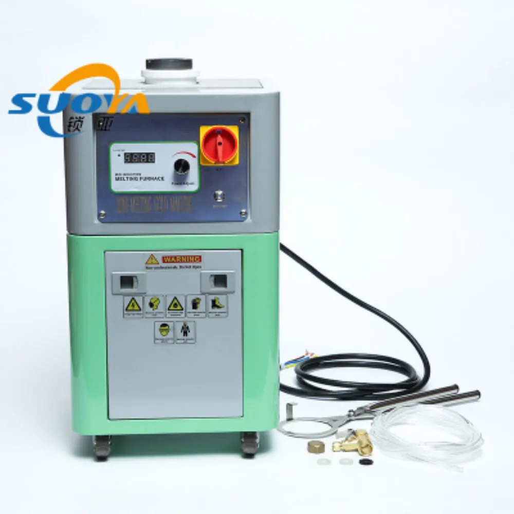 Мини индукционная печь золотого и серебряного цветов ювелирные изделия