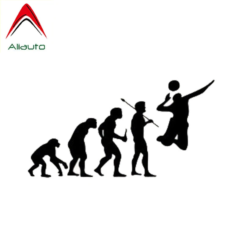 Креативные автомобильные наклейки Aliauto эволюция спорт игры в волейбол