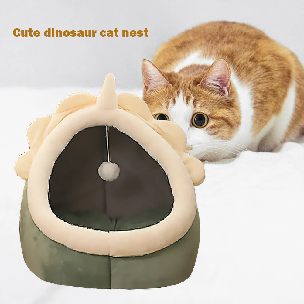 

Indoor Detachable Semi-Closed Washable Beds Pet House Kennel Nest Accessories PP Cotton Pet Supplies