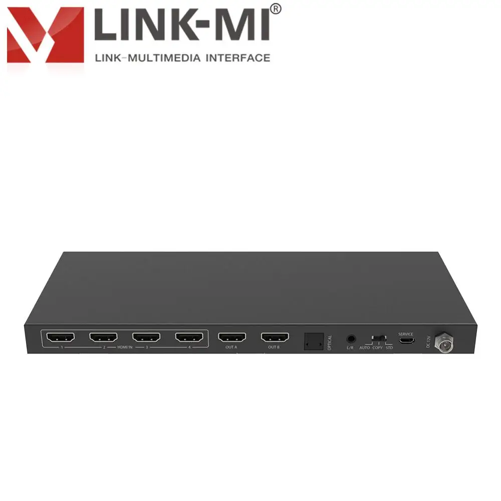 LINK MI LM MX42B 4K2K 4x2 HDMI 2 0 матричный коммутатор с аудио экстрактом/шкалой/ARC/EDID