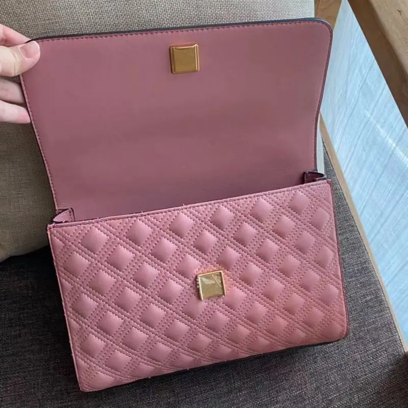 

2021 New Arrival Women's Handbags Lady Shoulder Bag 100% Genuine Leather Crossbody Bags for Women Diamond Embroidered Flap Bags