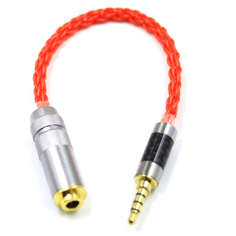 Топ-Hi-Fi UP-OCC с серебряным покрытием 3 5 до 4 кабель мм TRRS сбалансированный штекер