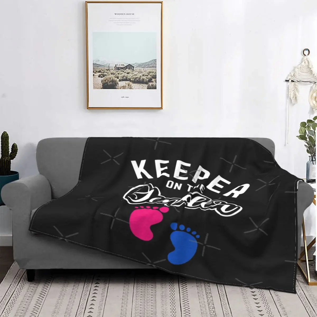 

Keeper Of The Gender-Manta a cuadros para cama, manta de Anime, manta doble a cuadros en el sofá
