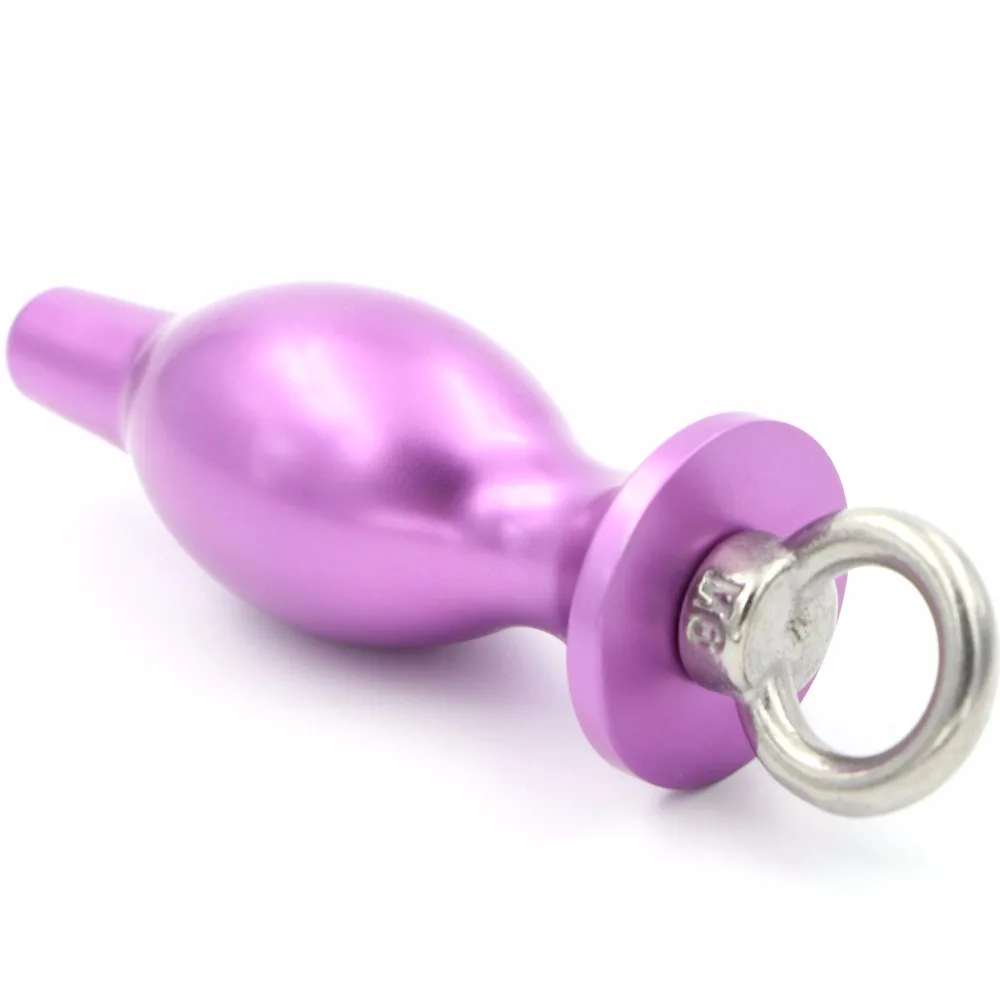 Рукоять большая металлическая Анальная пробка Анальный бусины игрушки для
