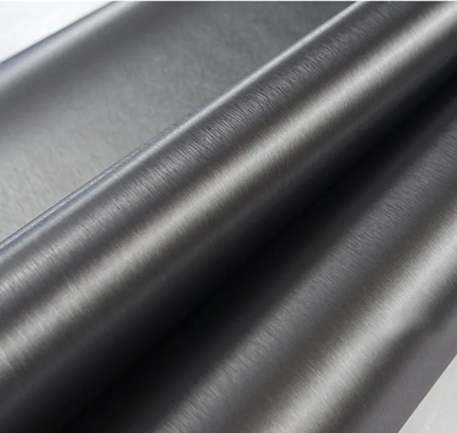 Автомобильная Стильная черная темно-серая серебристая металлическая матовая