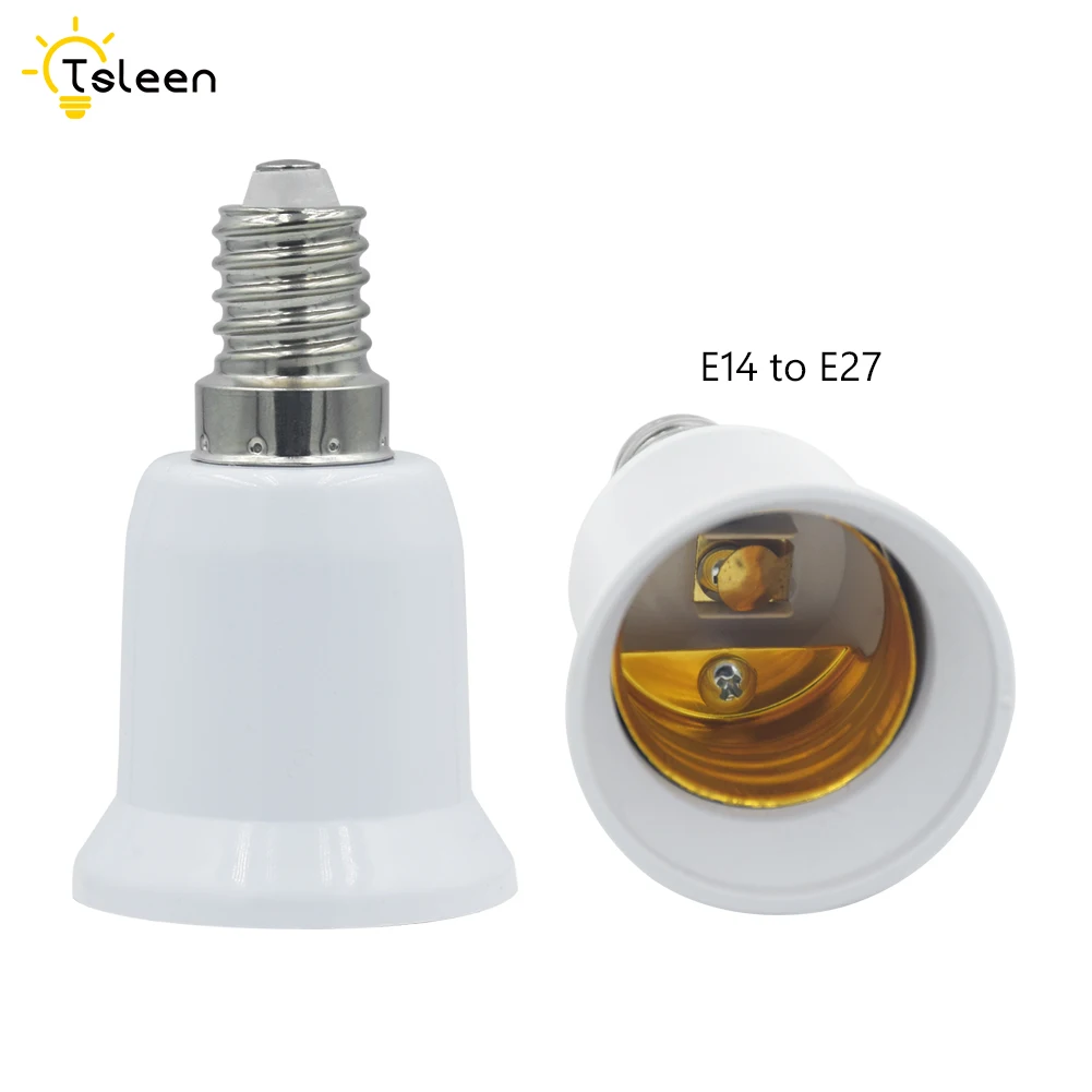 E14 to E27 Adapter E27 AC 110V 220V 240V светодиодный сценический свет/лампа RGB Вечерние огни 3W красочные лампы DJ световое шоу авто вращающиеся лампы романтический лампада - Цвет: E14 to E27 Adapter