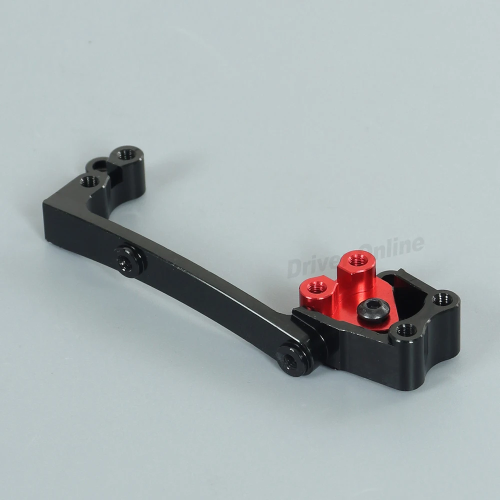Soporte de montaje Servo de direcci&oacute;n de aleaci&oacute;n de aluminio de metal para 1/10 RC Crawler Axial SCX10 II AX90046 90046 piezas-0