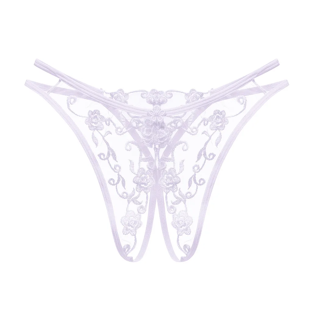 

1/3/5 Pcs Lot Lingerie Femme Underwear Women Sexy G String Thong Sexy Lace Hollow Perspective Intimates Solid Floral Panties