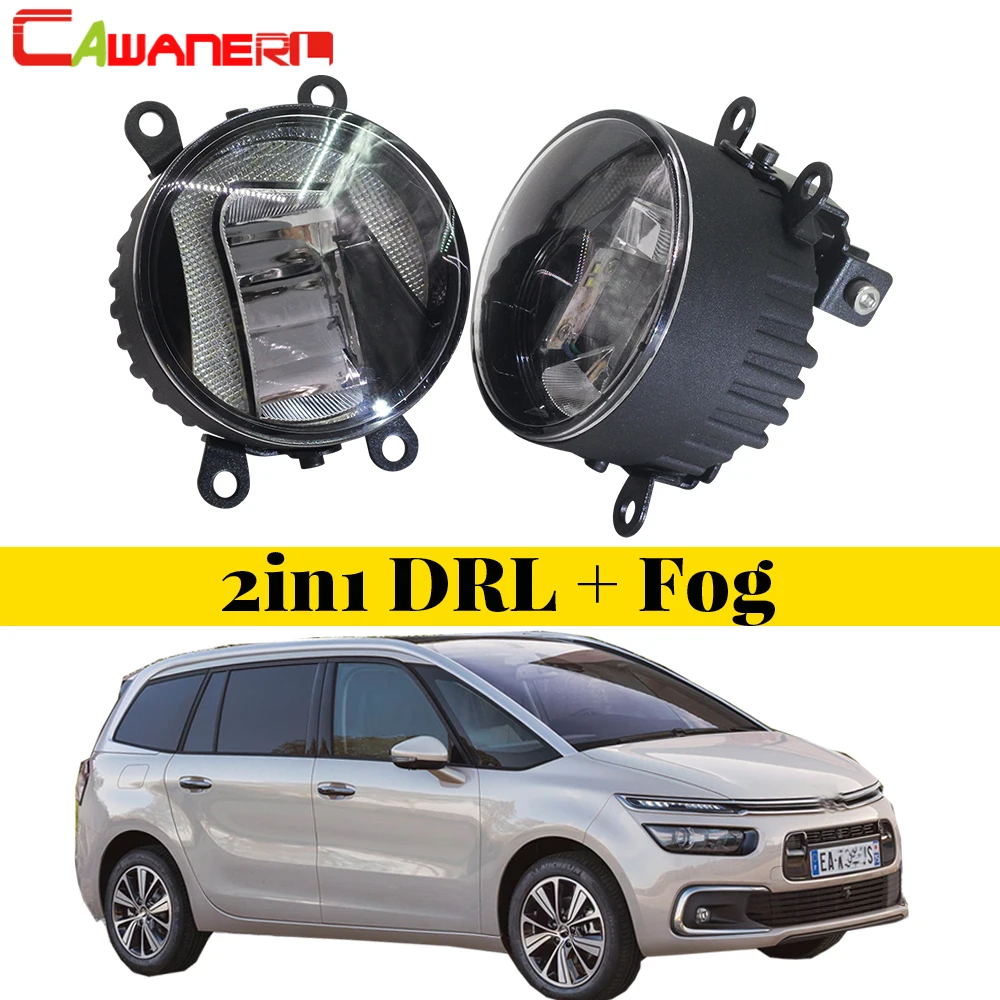 Cawanerl для Citroen C4 2004 2013 стайлинга автомобилей светодиодный лампы Противотуманные
