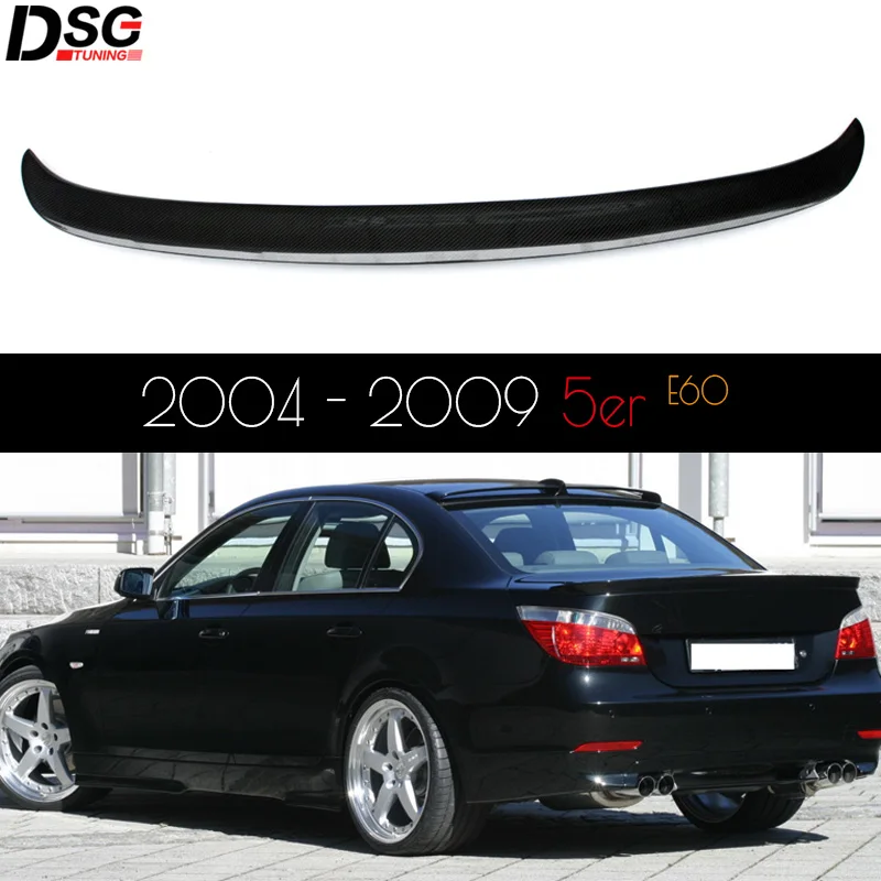 Элегантный задний спойлер из углеродного волокна для BMW 5 серии E60 и 2004 - 2009 M5 Sedan OEM