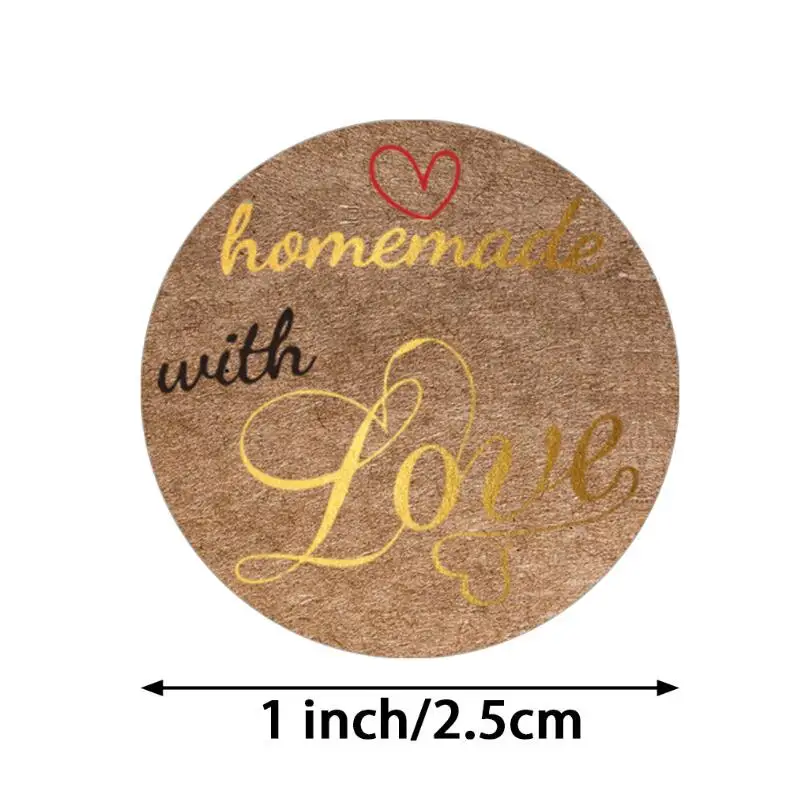 

500pcs Gold Foil Round Thank you for Celebrating with us Stickers Scrapbooking Wedding Favor Label Stickers Stationery Sticker