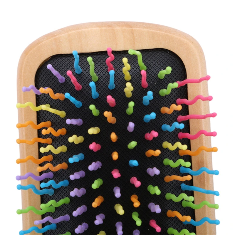 

Hair Comb Bamboo Airbag Massage Comb Carbonized Solid Wood Bamboo Cushion Anti-static Hair Brush Combs Travel Home High Quality