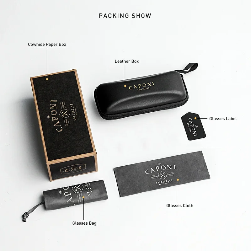 

CAPONI Aluminum Magnesium Men Sunglasses Polarized Day And Night Glass Driving Sun Glasses Goggles Night Vision Eyewear RY3121