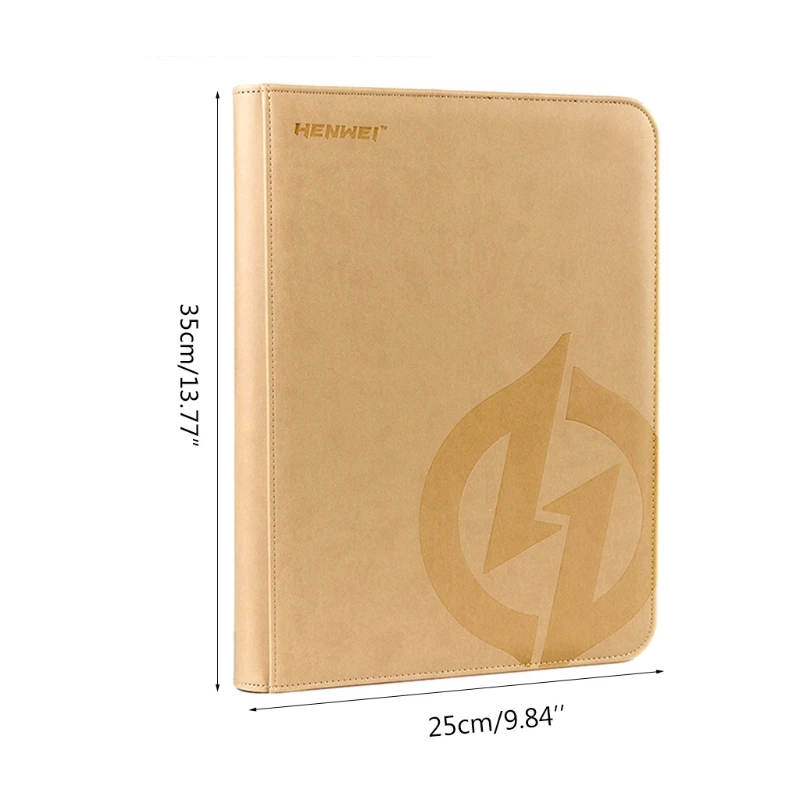 

360 Cards Capacity Pocket Cards Holder Binders Albums with Zipper for CCG MTG Y4UB