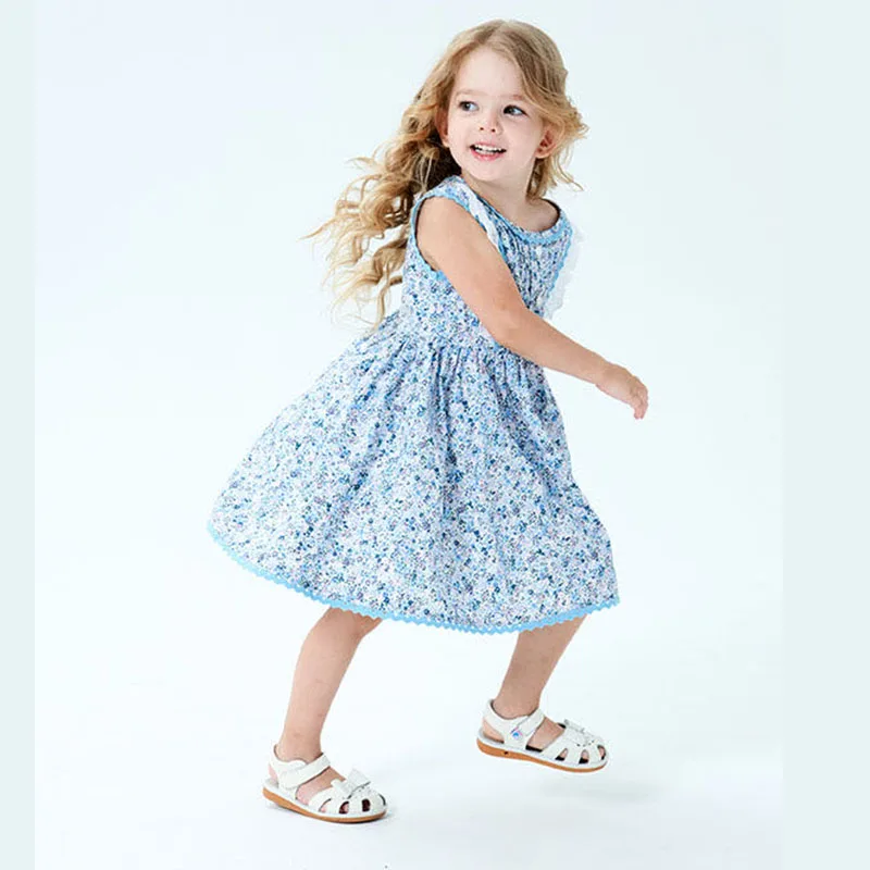 Платье для девочек красное платье с принтом летнее нового дизайна 2020 | Мать и