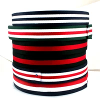 color polyester striped cap with ribbon decorative ribbon edging cloth strip wide men and women t shirt accessories diy belt