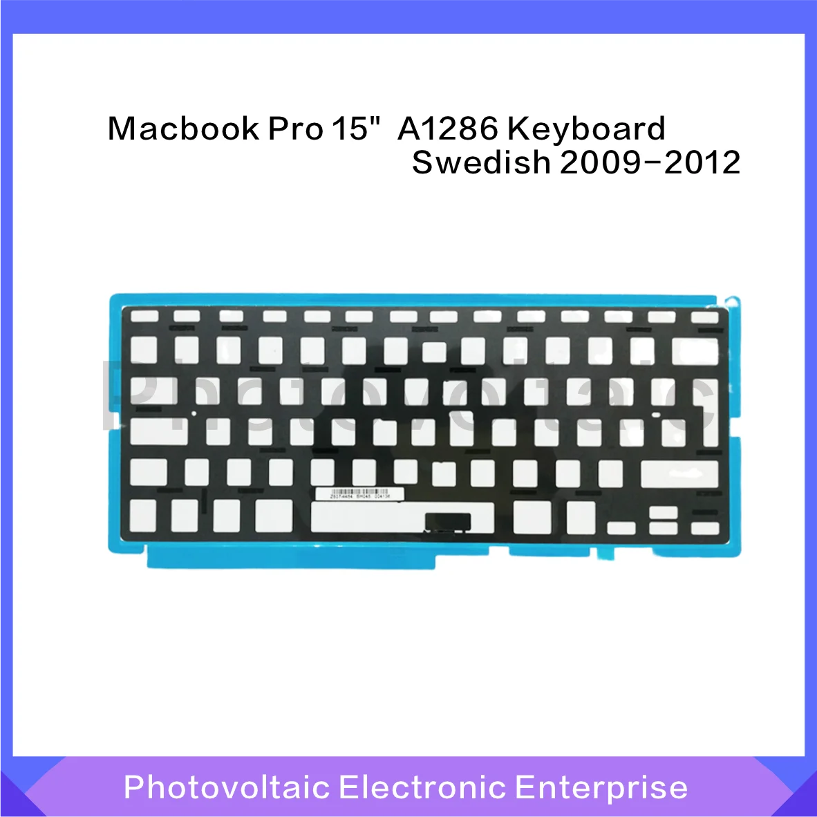 Новинка для MacBook Pro 15 4 &quotA1286 SE шведская клавиатура с подсветкой 2009 2012