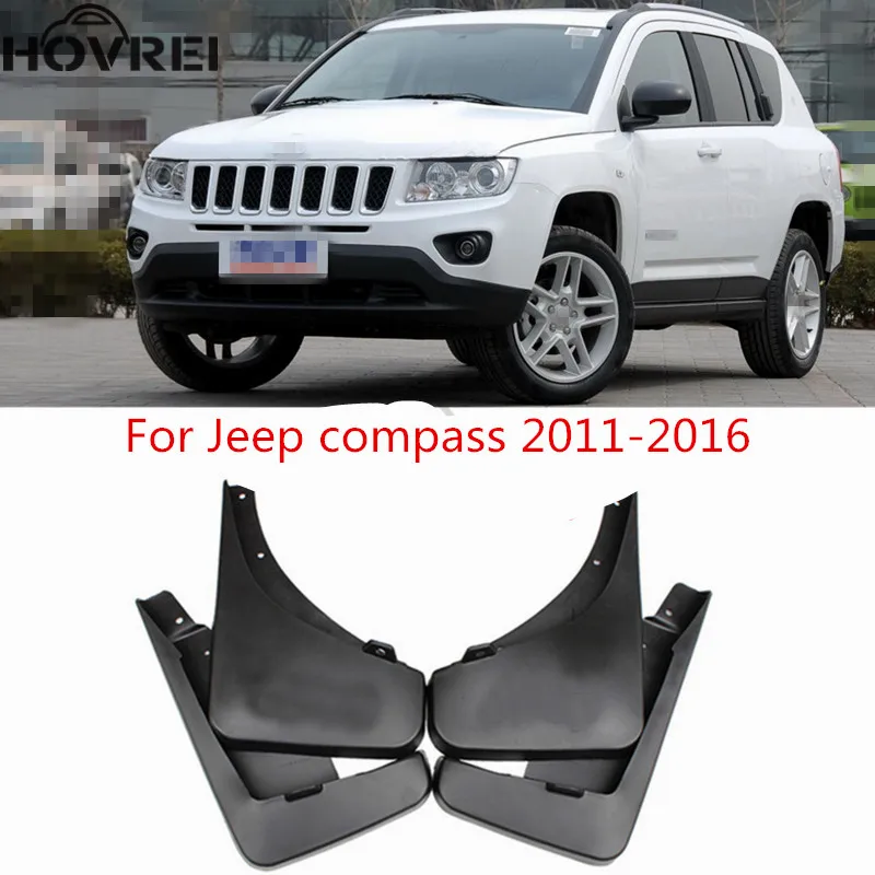 Брызговики для JEEP COMPASS 2011 2012 2013 2014 2015 2016 4 шт./компл.|Грязезащита| |