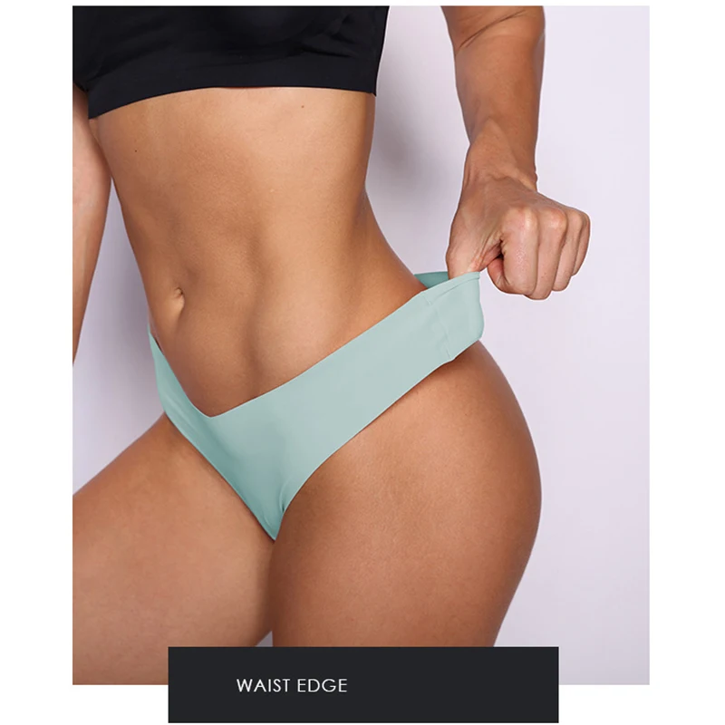 Женские Бесшовные трусики-танга из вискозы Размеры ЕС | Женская одежда