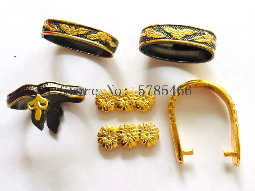 Превосходный набор высококачественных сплавов Tsuba для японского военного меча