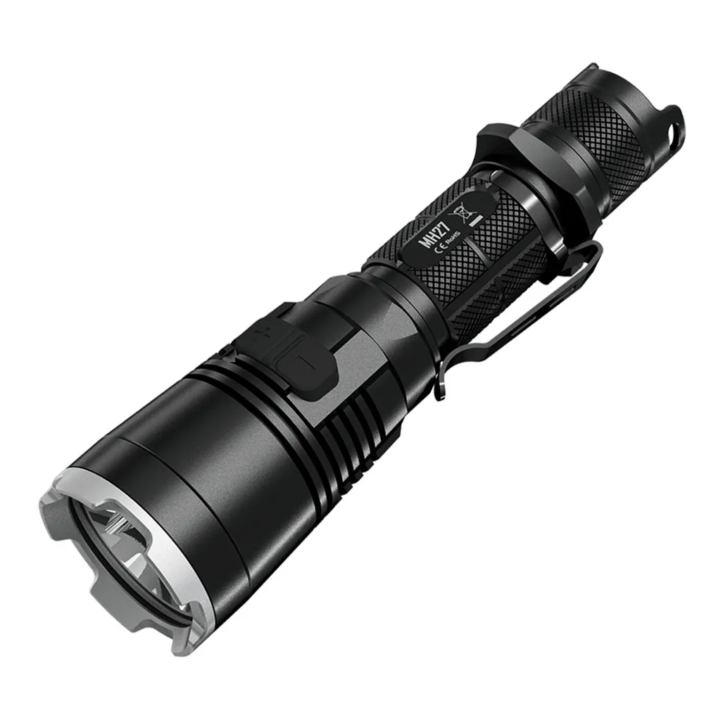 MH27 NITECORE MH27 многофункциональная вспышка CREE XP-L HI V3 max 1000 лм зарядка через usb красный зеленый синий дальность луча 462 м фонарик - Испускаемый цвет: MH27