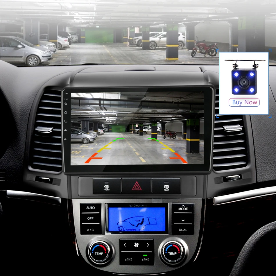 Android 8,1 " 2din Автомагнитола для hyundai Santa Fe 2 2006-2012 2+ 32G RDS DSP Мультимедиа Стерео Аудио плеер gps головное устройство 2 DIN