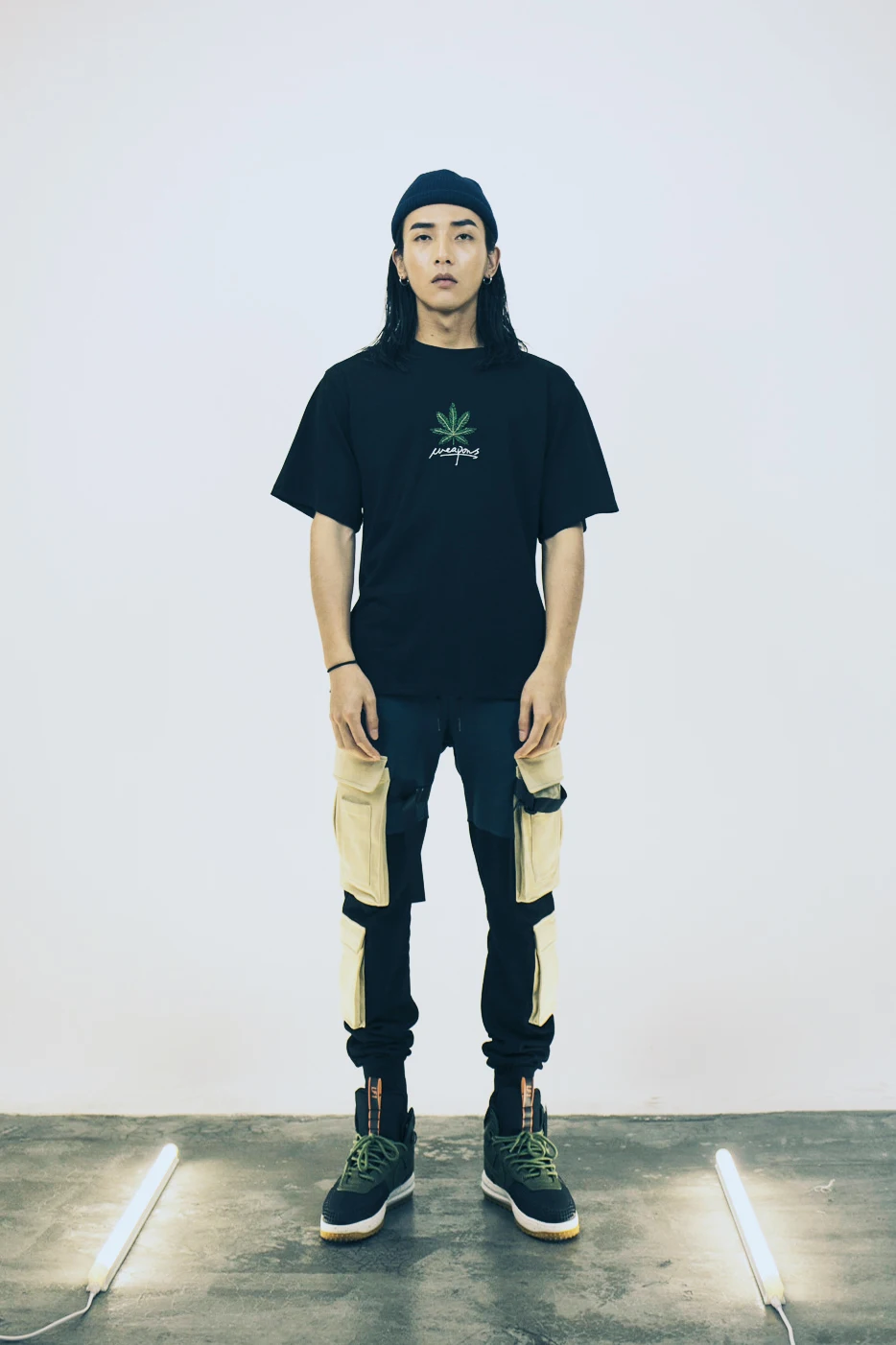 Хип хоп панк эластичный пояс спортивный тренажерный зал карго Гарем карандаш