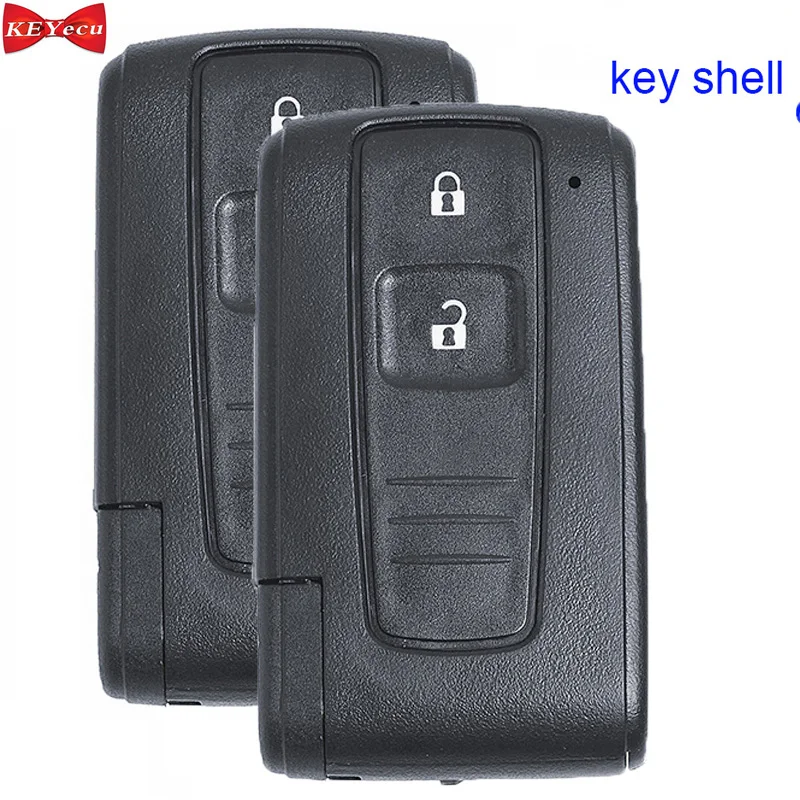 KEYECU 2 шт. для Toyota Prius 2004 2005 2006 2007 2008 2009 пульт дистанционного ключа оболочки чехол