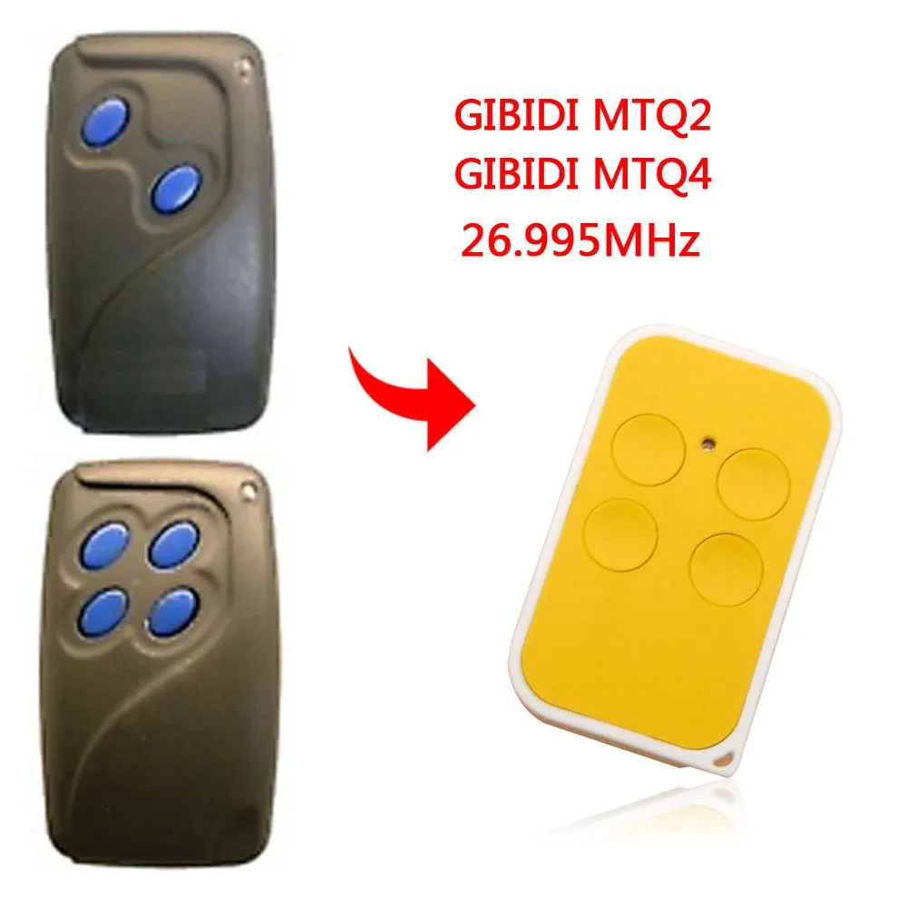

GIBIDI MTQ2 MTQ4 Remote Control 26.995MHz Cloning Garage Door Low Frequency Remote Control