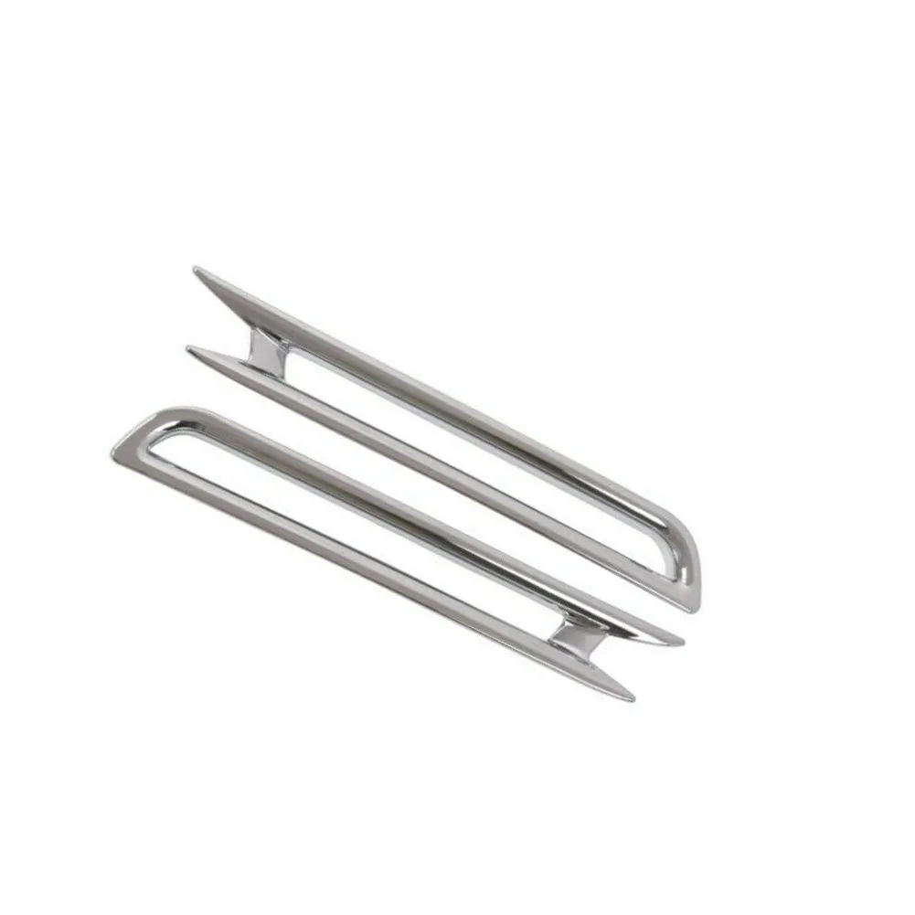 

2pcs Fog Lamp Cover Trim ABS Accessories Car Chrome Set Brand New Durable